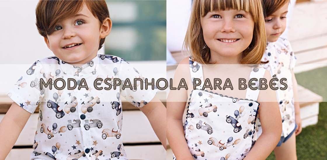 Moda espanhola para bebés