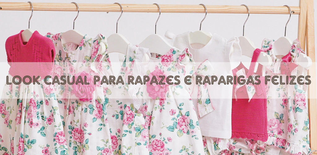 Look casual para rapazes e raparigas felizes