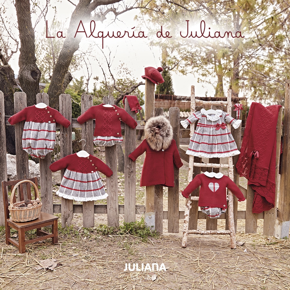 Coleção de vestuário para crianças La Alquería de Juliana