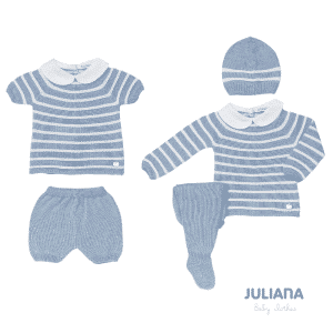 Striped baby set