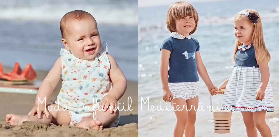 moda infantil mediterrânica