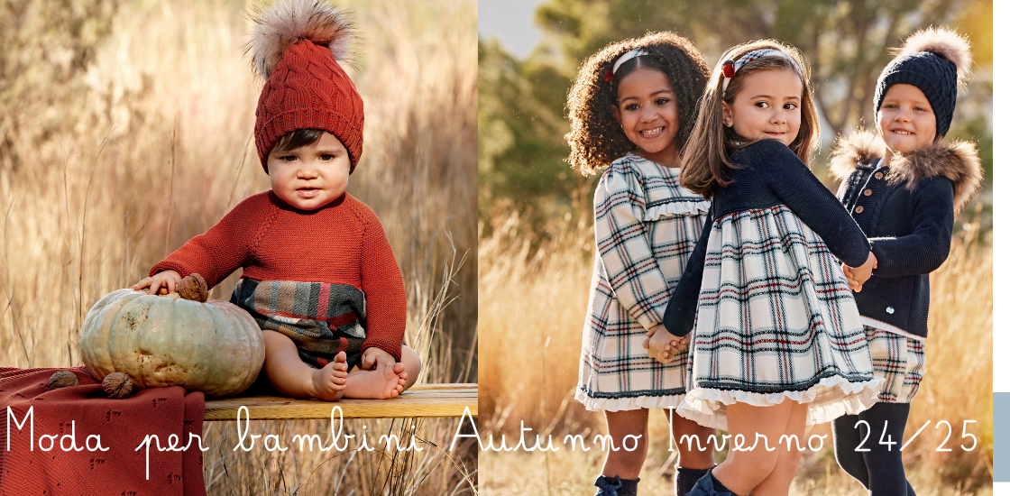 Moda per bambini Autunno Inverno 24 25