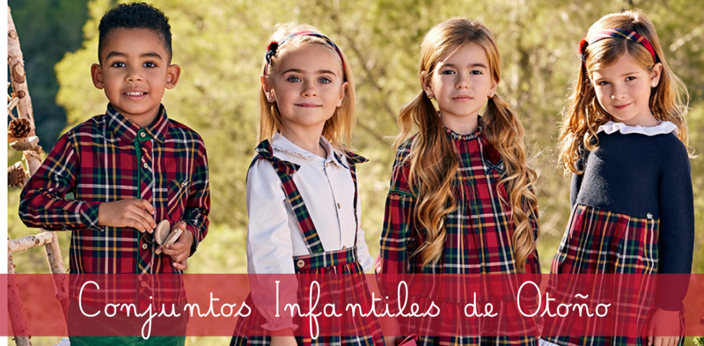 conjuntos infantiles de otoño