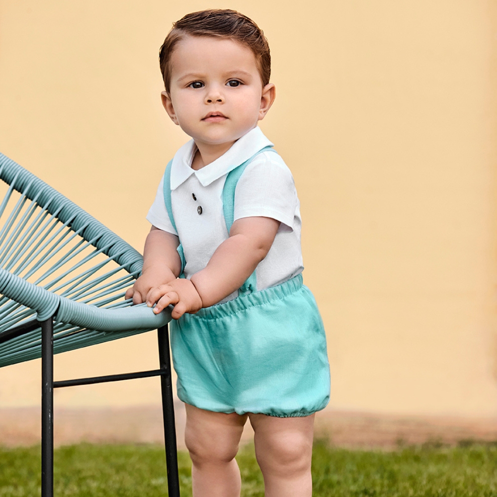 Coleção de roupa de bebé ponente Juliana