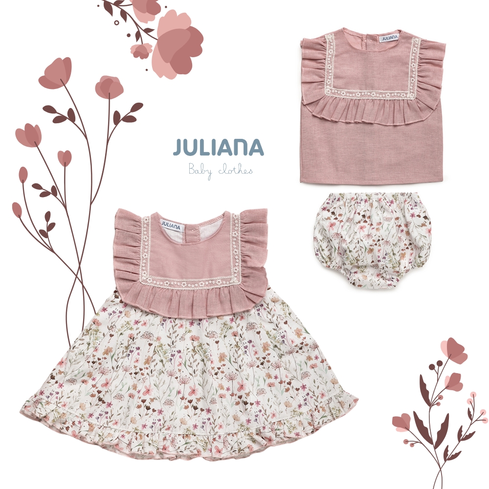 Coleção de roupa de menina siroco Juliana