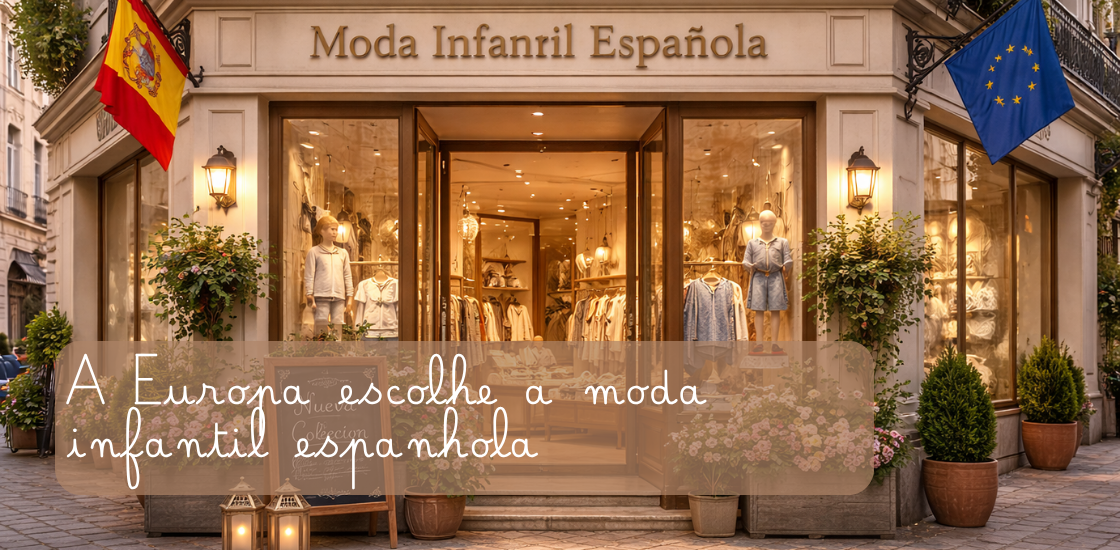 A Europa escolhe a moda infantil espanhola