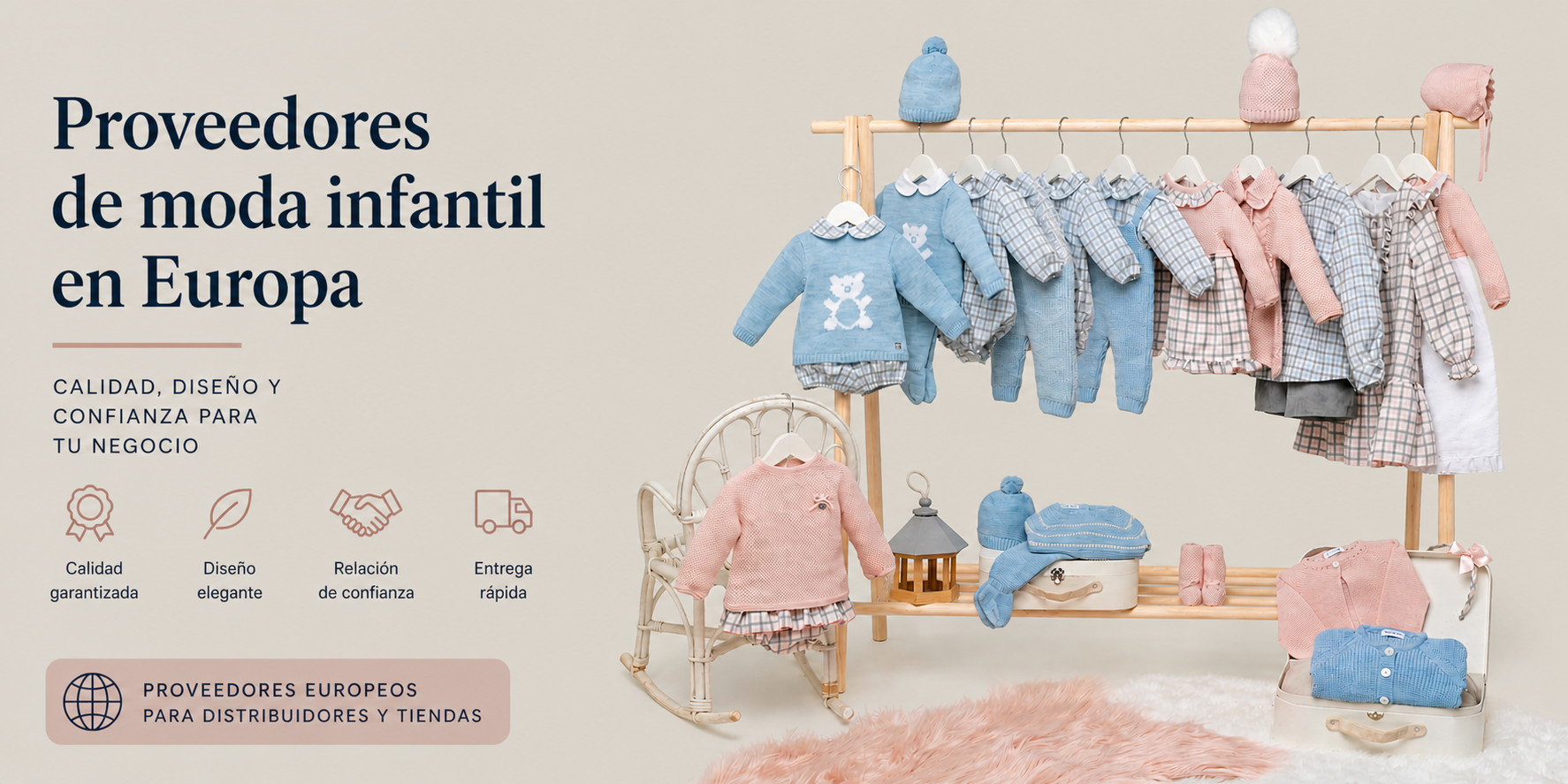 proveedores moda infantil Europa distribución